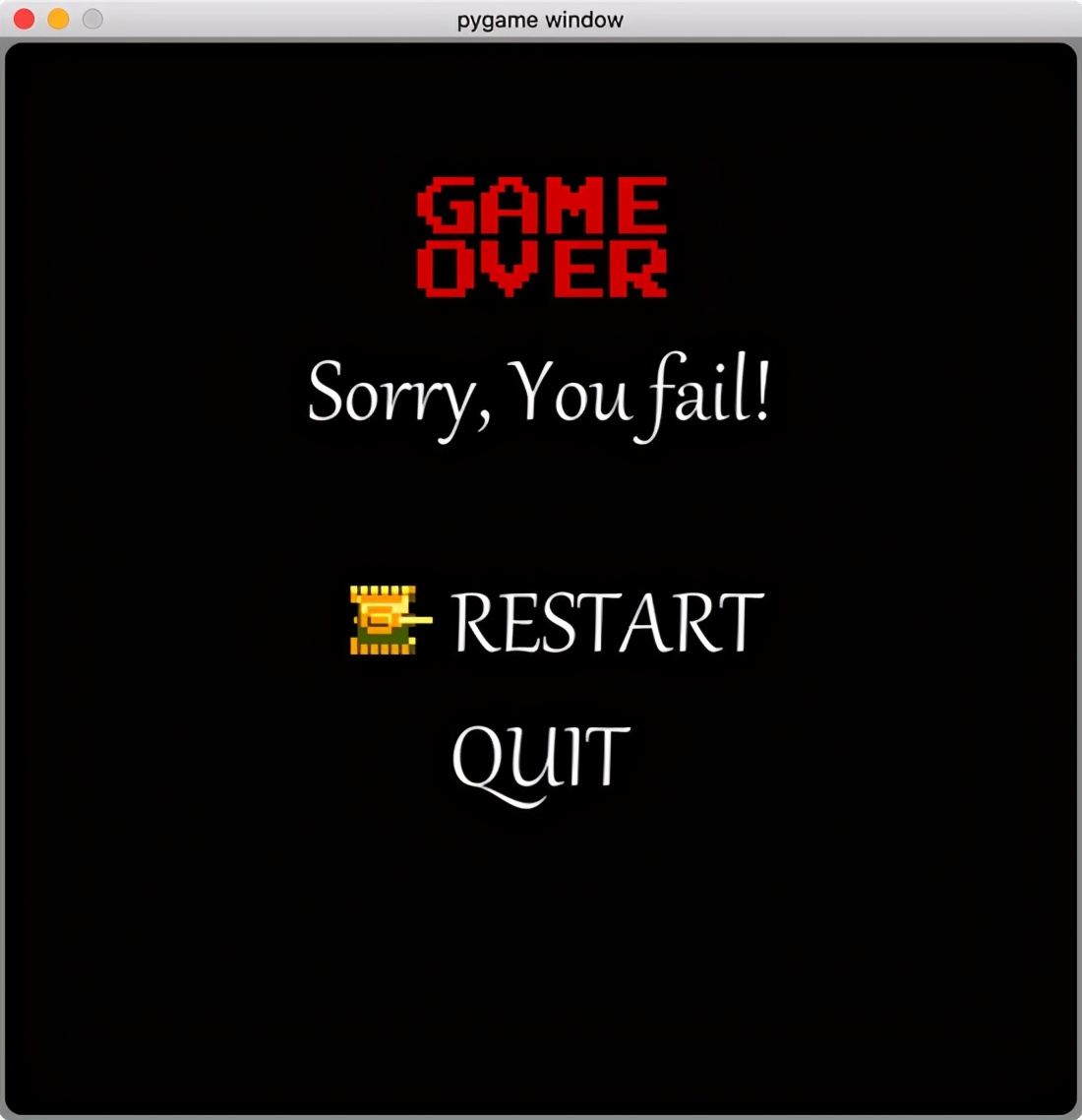 Python3+pygame实现的90坦克大战代码有演示效果