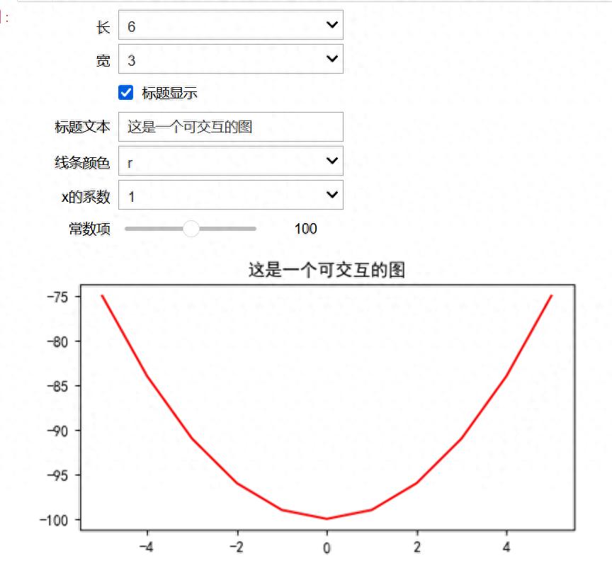 简单学Python——做一个可交互的图(结合ipywidgets库)