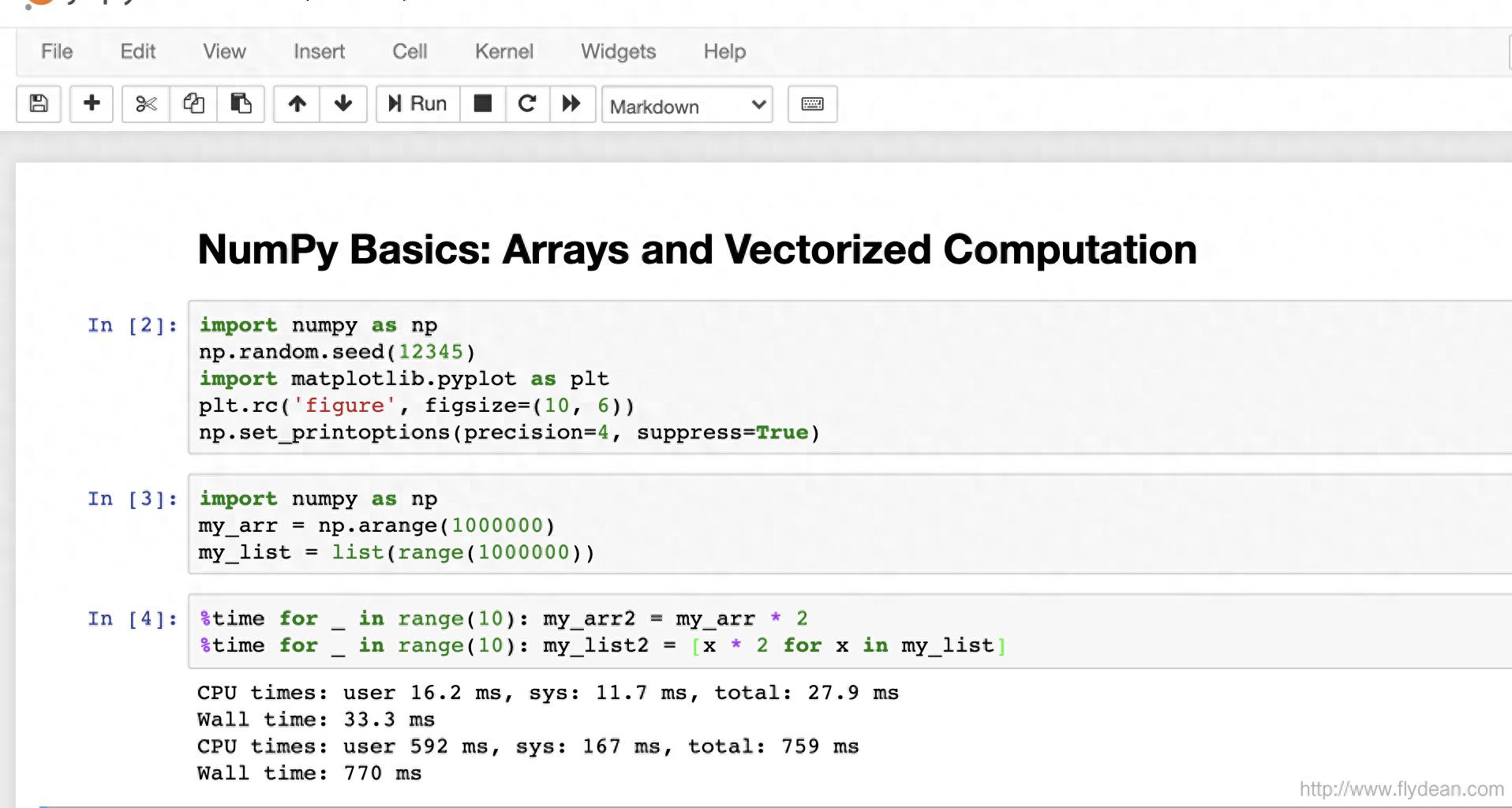 可视化运行Python的神器Jupyter Notebook